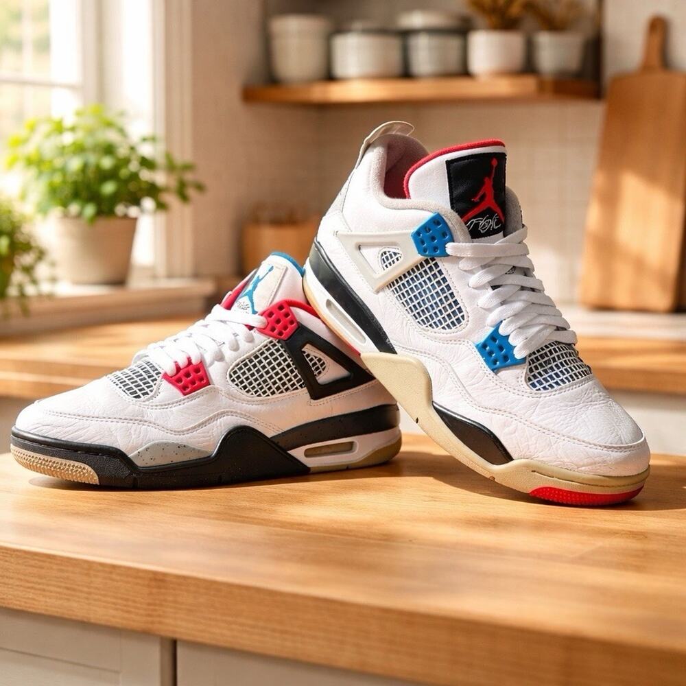 Air Jordan 4 Retro CI1184-146 (2019) Men's "What The" Size 9 mens  No Box